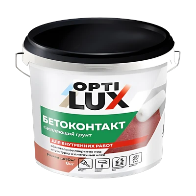 Грунтовка Бетонконтакт, OPTILUX (1,3 кг)