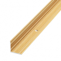 Порог угловой 20х20 мм внутренний (0,9 м), Бук натуральный