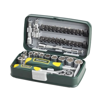 Набор автомобильного инструмента Kraftool 1/4" (38 шт)
