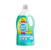 Средство для стирки жидкое Sunday универсальное для цветного и белого 2 л