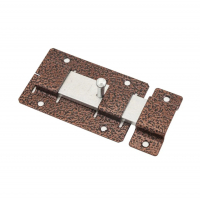 Задвижка дверная ЗД-02 полимерное покрытие, медь