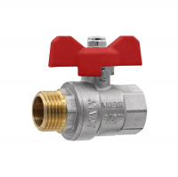 Кран шаровой Vieir VR203-02 3/4" бабочка г/ш