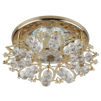 Спот Эра DK36 GD/WH прозрачный/золото