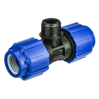 Тройник ПНД 32х3/4" наружная резьба