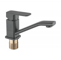 Смеситель для умывальника Vieir V113511G, графит