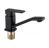 Смеситель для умывальника Vieir V113511С, черный