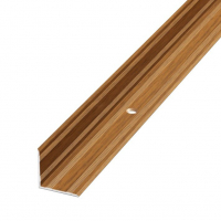 Порог угловой 20х20 мм внутренний (0,9 м), Орех