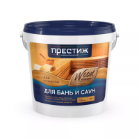 Лак Престиж для бань и саун акриловый антисептик 0,9 л