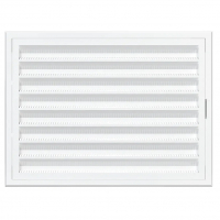 Решетка вентиляционная 200х150 мм с сеткой, белая