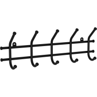 Вешалка настенная Норма-5, черный