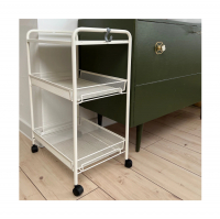 Этажерка ЗМИ Ладья-33КС на колесиках, белая (Э356Б)