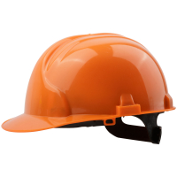 Каска строительная оранжевая