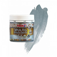 Эмаль акриловая декоративная Palizh №90, темное серебро 0,15 кг