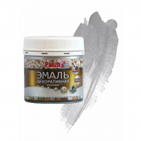 Эмаль акриловая декоративная Palizh №91, серебро 0,15 кг
