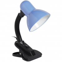 Светильник настольный Smartbuy DeskL01 с прищепкой, голубой
