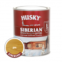 Пропитка для дерева Husky Siberian полуматовая, дуб (0,9 л)