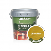 Эко-лазурь для дерева Husky Siberian полуматовая, калужница (0,9 л)