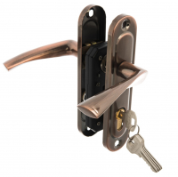 Замок врезной Avers 1023/60-AC, медь