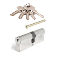 Цилиндровый механизм (личинка)  80 мм SC-80-Z-NI (80ZN), Apecs