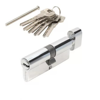 Цилиндровый механизм (личинка)  70 мм Avers ZМ-70(30C/40)-C-CR, ключ/ вертушка,хром