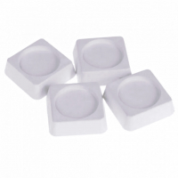 Подставки для бытовой техники антивибрационные квадратные , белые 4 шт