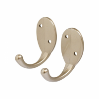 Крючок СТАНДАРТ 1089 SN матовый никель (2шт)