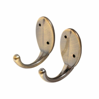 Крючок СТАНДАРТ 1089 АВ ст.бронза (2шт)