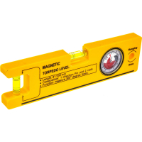 Уровень  200 мм мини с угломером, пластиковый