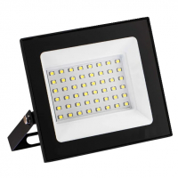 Прожектор светодиодный Космос Super Slim  50Вт, черный