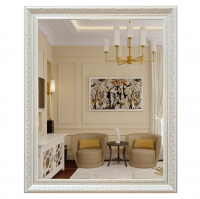 Зеркало 740х600 мм Верона белое