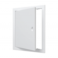 Лючок пластиковый 25х30 см с ручкой, белый (Л2530Р)