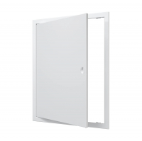 Лючок пластиковый 40х50 см с ручкой, белый (Л4050Р)