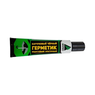 Герметик Анлес каучуковый, черный (40 мл)