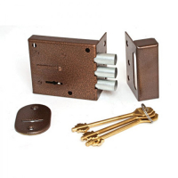 Замок накладной БИФ-0026*3-ЛК