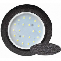 Спот Ecola H4 черный велюр