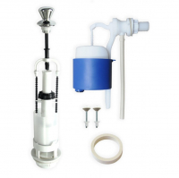 Арматура для унитаза, боковая подводка, хромированный шток, г. Псков