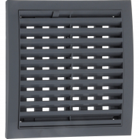 Решетка вентиляционная 200х200 мм, серая