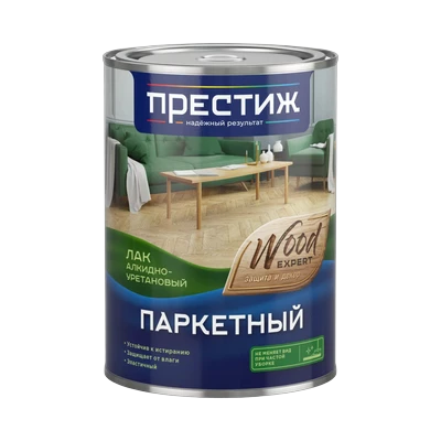 Лак Престиж паркетный глянцевый 0,9 л