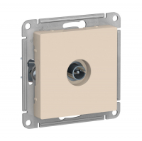 Розетка Schneider Electric AtlasDesign TV скрытой установки без рамки, бежевый (ATN000293)