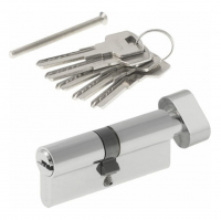 Цилиндровый механизм (личинка)  60 мм Avers JM-60-C-CR с вертушком ,хром