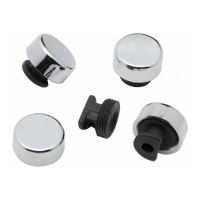 Зеркалодержатель 25 мм пластик, хром (4 шт)