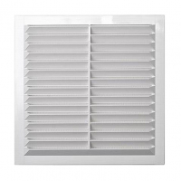 Решетка вентиляционная 190х190 мм с сеткой, белая
