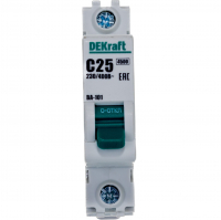 Автоматический выключатель DEKraft BA-101 1р 25А