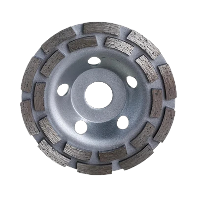 Чашка алмазная шлифовальная Almarez 125х22,2 мм двухрядная