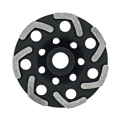 Чашка алмазная шлифовальная Hardcore 125х22,2 мм бумеранг
