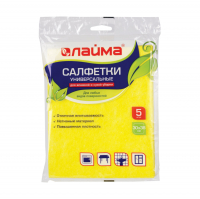 Салфетки универсальные Laima 30х38 см вискоза 5 шт (601562)
