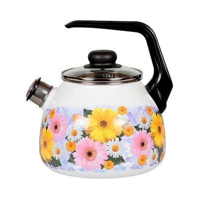 Чайник эмалированный Стальэмаль Vitross Fernanda 3,0 л со свистком