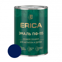 Эмаль алкидная ПФ-115 Erica, синяя 0,8 кг