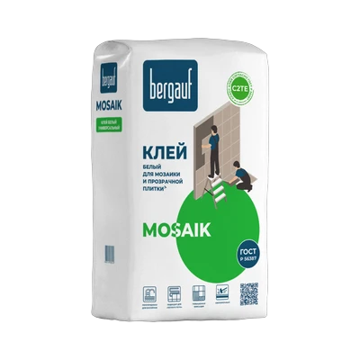 Клей Bergauf (Бергауф) Mosaik для мозаики, белый  (5 кг)