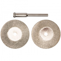 Круг с алмазным напылением FIT 30 мм и штифт (2 шт)